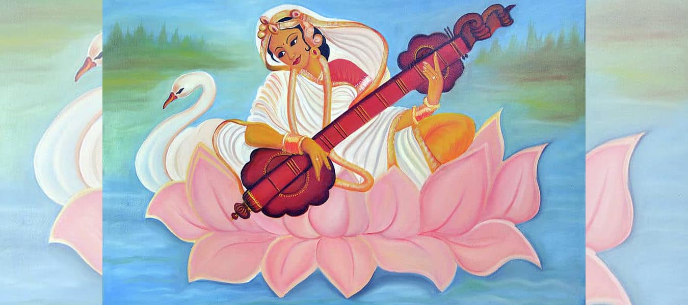 मानवमा वाणी तथा ज्ञानको अभाव भएपछि देवी “सरस्वती” उत्पत्ती गरियाे : बिष्णु पुराण